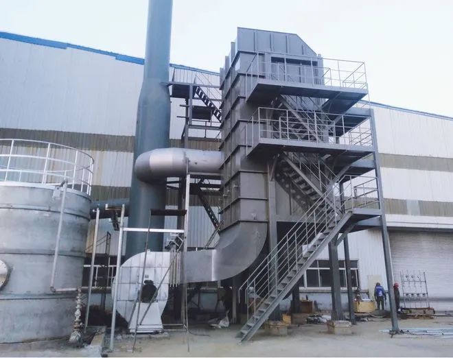 SCR脫硝反應塔腐蝕怎么辦？鼎業耐高溫煙氣防腐涂層應用